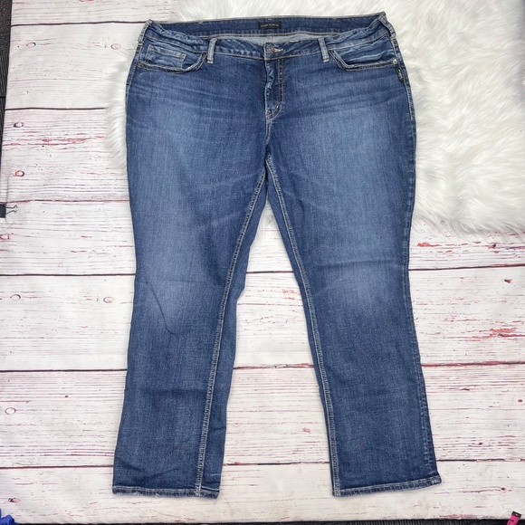 👖|•SILVER JEANS•| Suki Straight Jeans Size 24👖 - Picture 2 of 7